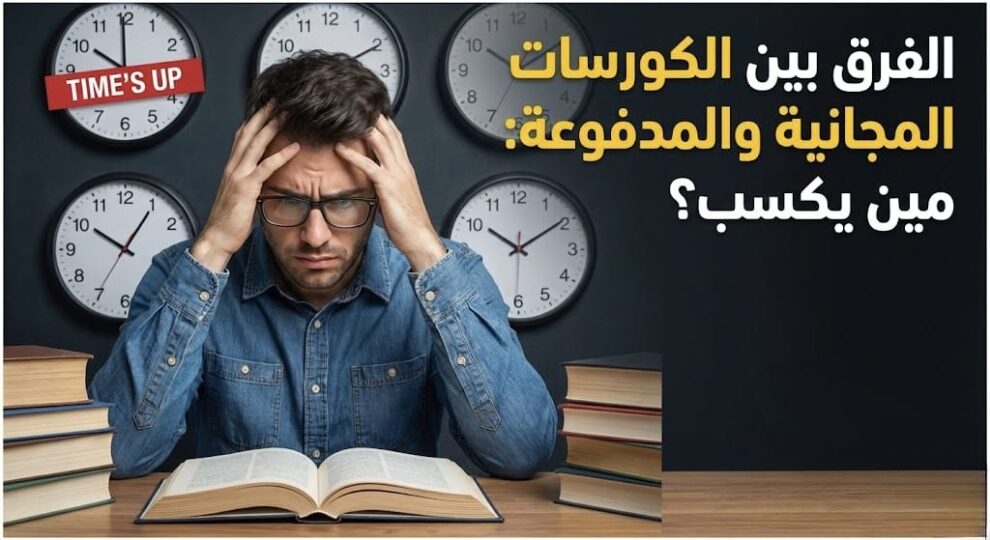 الكورسات المجانية والمدفوعة